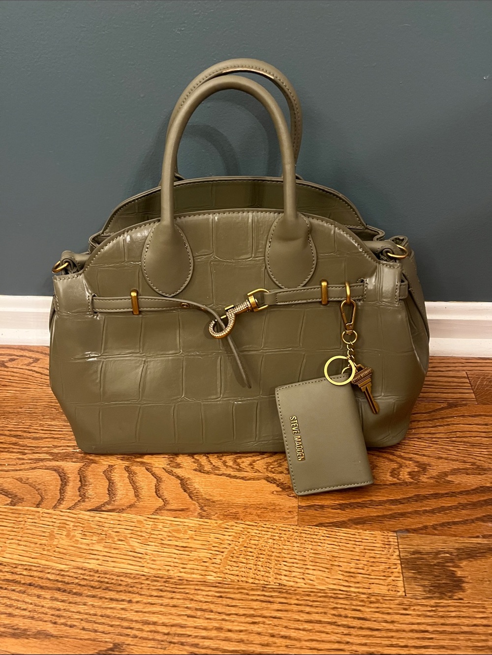 Steve Madden Bwalsh Satchel Bag in Olive